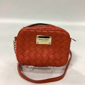 Michael Kors Jet Set Woven Leather Crossbody Bag